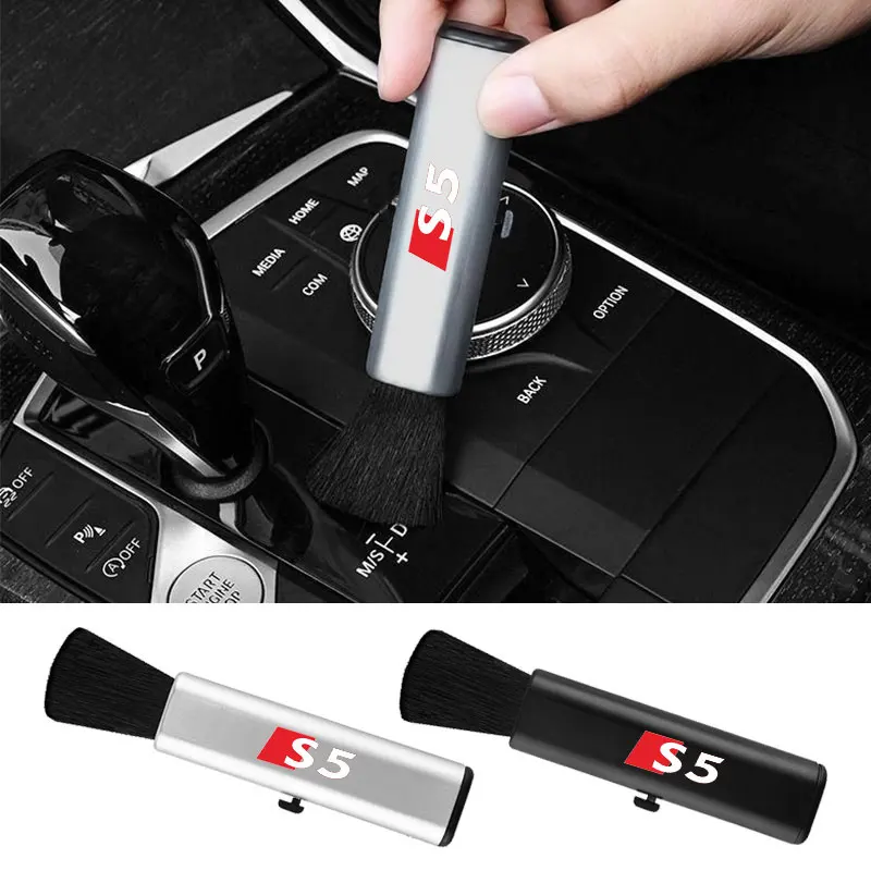 

1pc New Car styling Car Retractable Dust Cleaning Soft Brush Car Goods For For Audi A1 A3 A4 A5 A6 A7 A8 Q3 Q5 Q7 S3 S4 S5 S8 TT