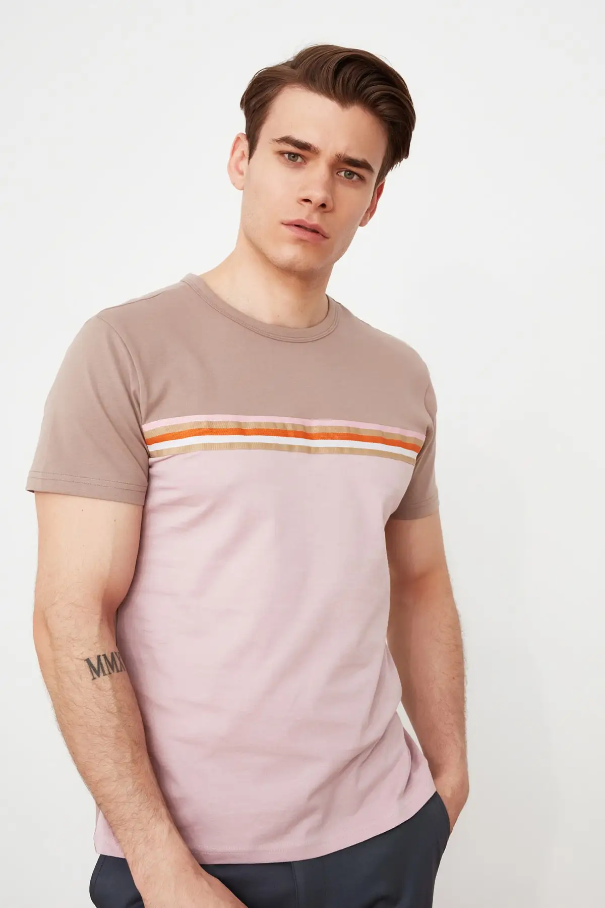

Trendyol Male Bicycle Neck T-Shirt TMNSS21TS0452