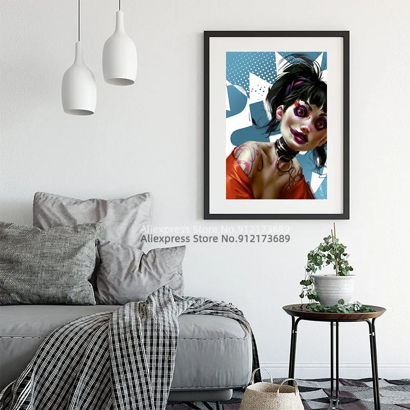 Постер на холсте с иллюстрациями Love Death и Роботы |