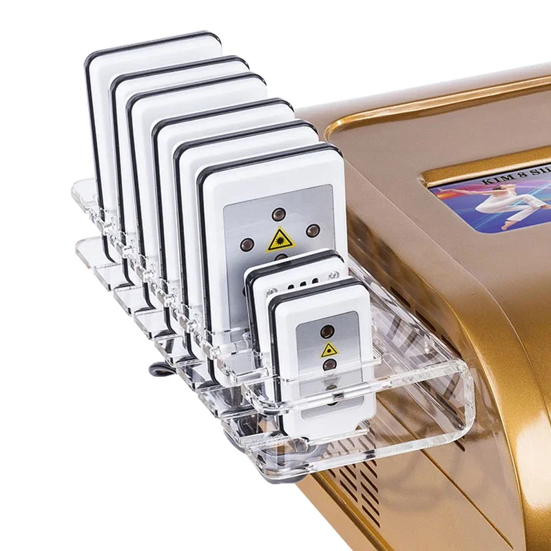 Портативный 40K 8 в 1 кавитационный вакуумный корпус Контурирование Lipolasar