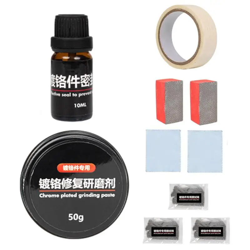 

Chrome Plated Restorer Oxidation Rust Refurbishment Agent For Car Standard Cleaning Auto Detailing Care For Bumpers RVs Boats