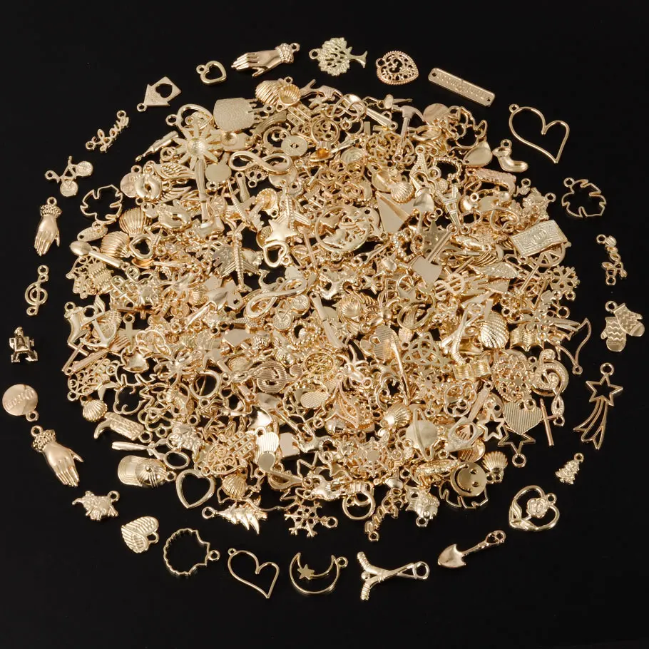 Новый 20/30/60 шт. Kc золотого цвета Древний Египет скарабей паук стрекоза животное