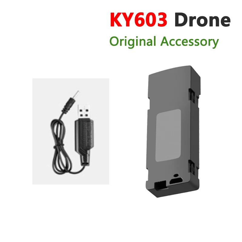 

KY603 Drone Original Accessory 3.7V 1800mAh Lipo Battery USB Charger Charging Cable Mini Quadcopter KY603 PRO Spare Part