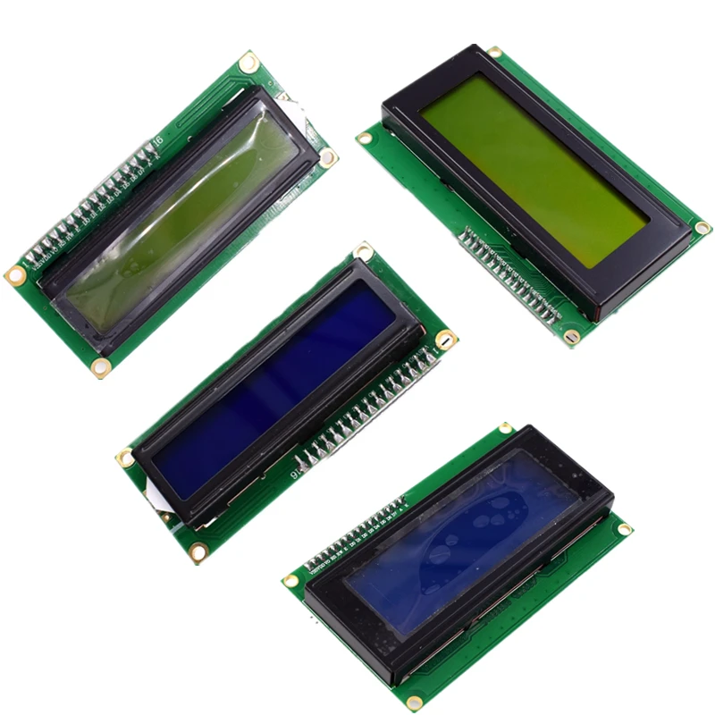 

Blue / Yellow Green Screen 1602A / 2004A LCD Screen 5V LCD Display Module With Backlight IIC / I2C for Arduino