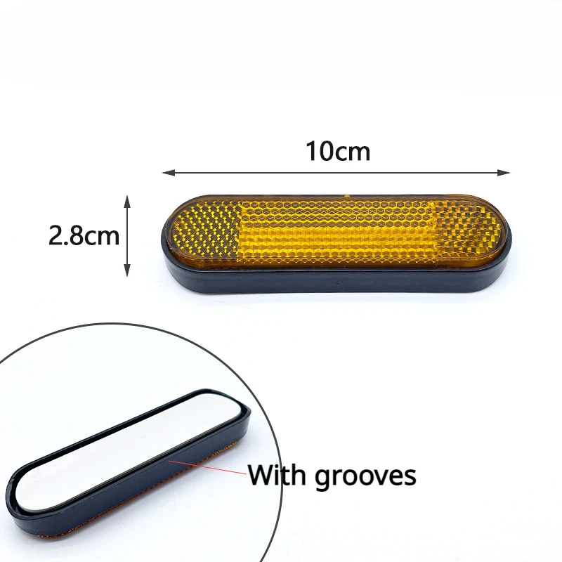 

2 шт., передняя вилка мотоцикла, отражатель, светоотражающая наклейка, предупреждающий знак для сиданов и велосипедов, светоотражающая наклейка