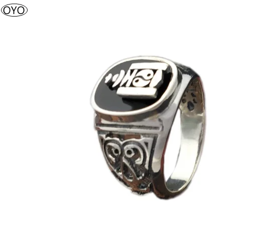 

New real S925 sterling silver jewelry retro Thai punk style personality auspicious cloud fashion men's ring