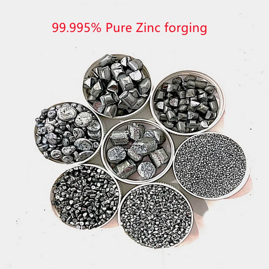 

100g 500g 1000g 99.995% Pure Zinc forging Zinc particles Small zinc blocks electroplated for metal purification zn 99.995%