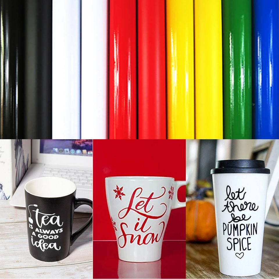 

Assorted Colors Permanent Vinyl Crystal Glossy Craft Vinyl Roll Self Adhesive Vinyl for Cricut, Cutter AA00728