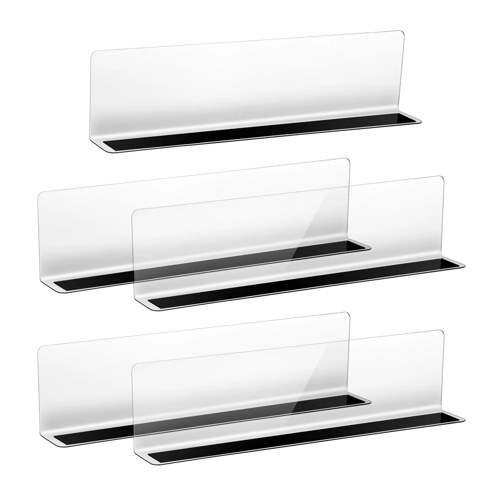 

Shelf Dividers Closetdivider Shelves Acrylicclear Closets Organization Wire Organizer Adjustable Purse Shelving