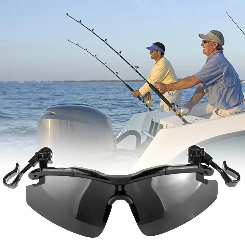 

Outdoor Glasses Polarized Fishing Glasses Hat Clip Glasses Eyewear Goggles For Cycling Hiking Glasses W2f6