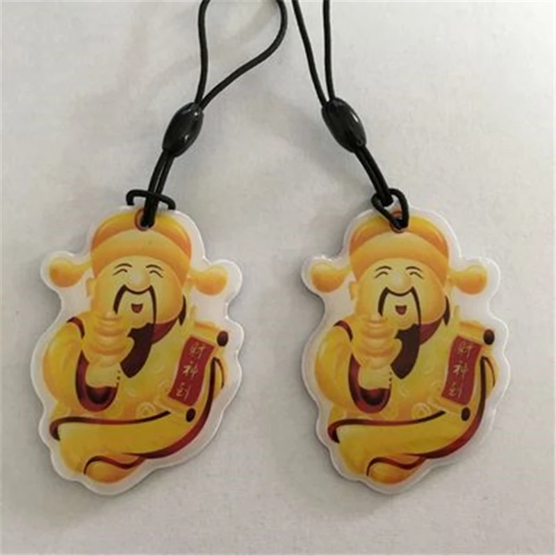 

1Pcs 125KHZ EM4305 Token Tag T5577 Keychain Lock Keys RFID Keyfob Rewritable ID Card For Duplicator Copier Access Control Card