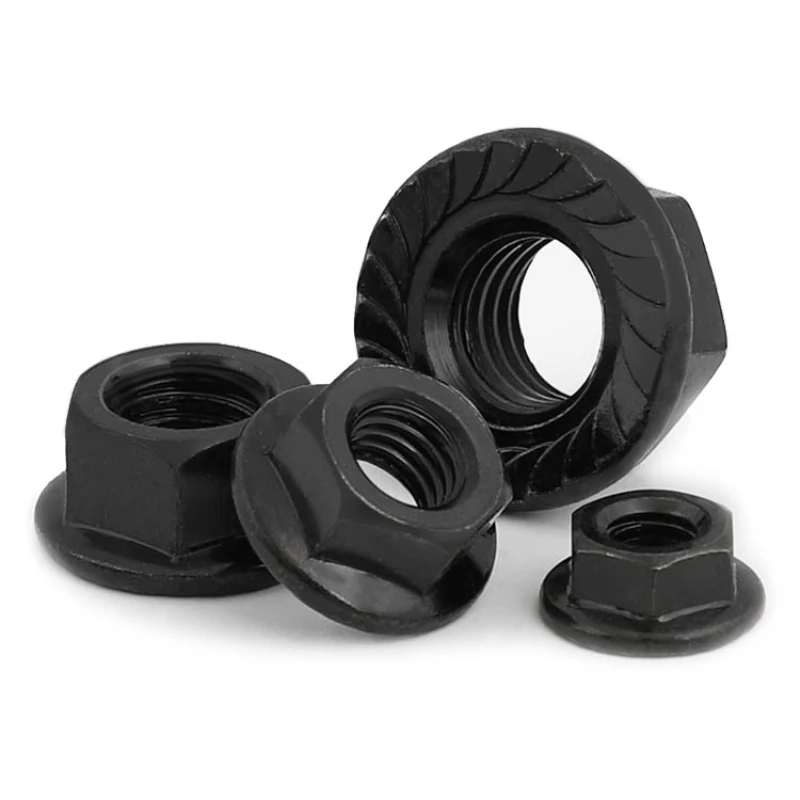 

Фланцевые гайки M2-M16 из углеродистой стали