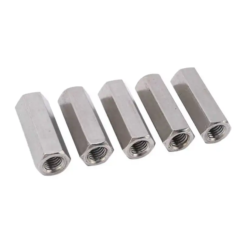 

M12 Hex Coupling Nut Silver Lightweight Hex Coupling Nut Set Practical for Studs