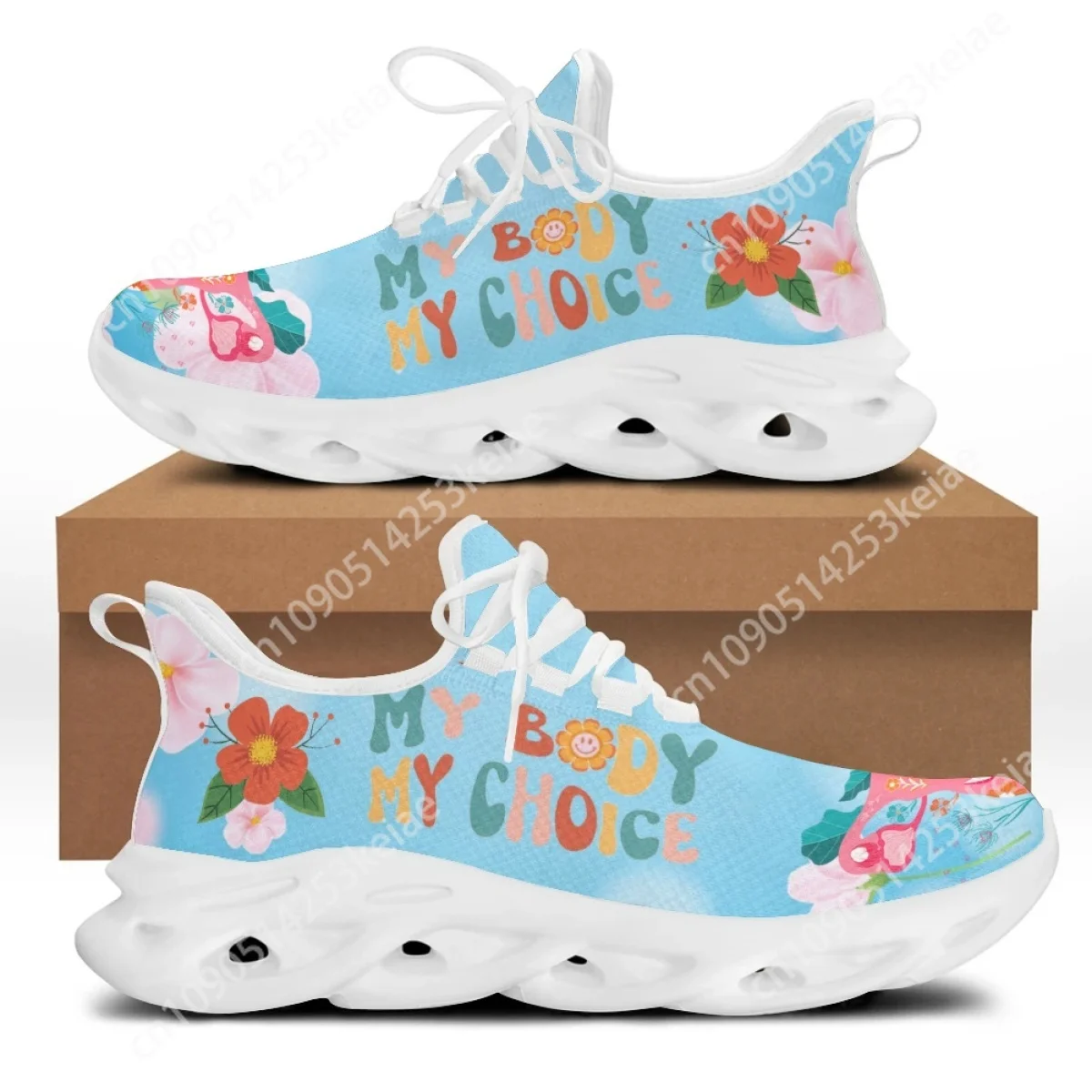 CYWGIFT легкая сетчатая обувь Мой тело мое выбор женские кроссовки индивидуальный