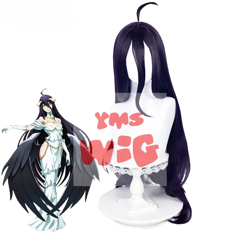 YMS парик синтетические волосы Альбедо косплей парики Overlord 100 см женский длинный