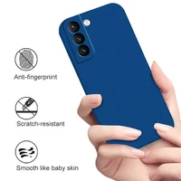 for samsung galaxy s22s22 pluss22 ultra shockproof liquid silicone mobile phone protective case anti scratch phone cover