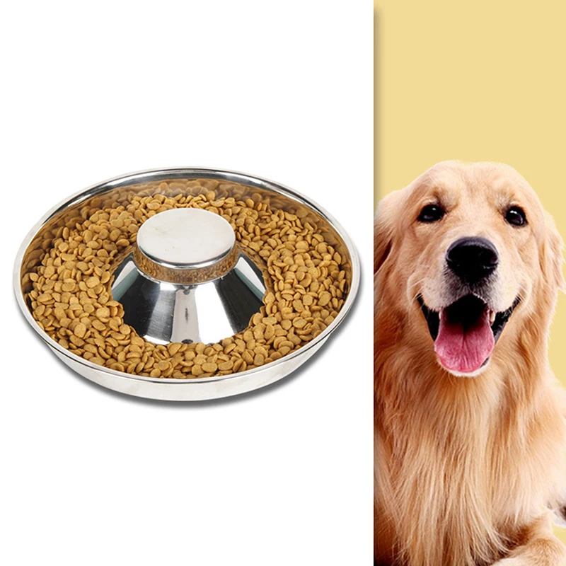 

Миска из нержавеющей стали для собак и щенков, миска для кормления и отлучения, поилка из нержавеющей стали, миска для воды и воды для домашн...