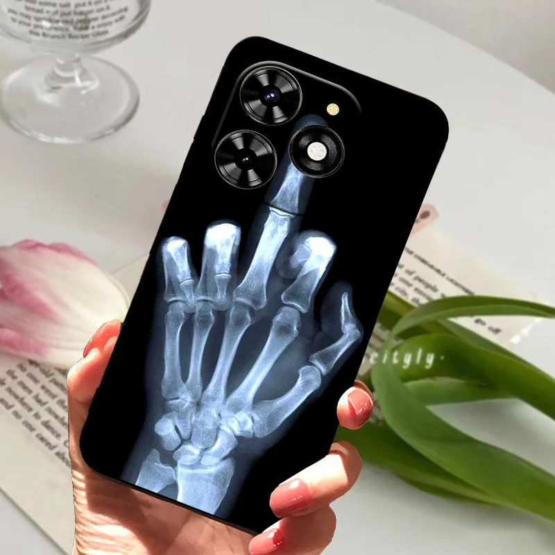 Для Infinix Hot 40 чехол hot40i X6528B противоударный мягкий силиконовый из ТПУ для телефона