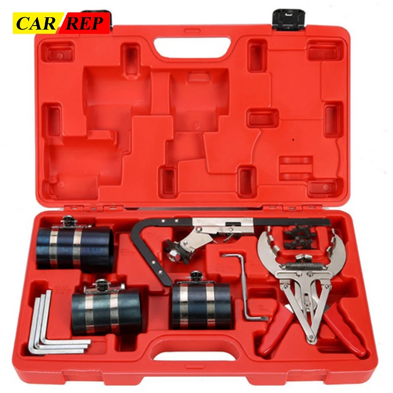 Piston Ring Compressor Tool Car Engine Installer Removal Kit Repair