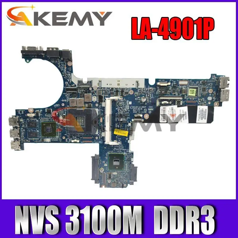 

Akemy 594026-001 594027-001 For HP Elitebook 8440P Laptop Motherboard DDR3 KCL00 LA-4901P NVS 3100M DDR3 100% Tested