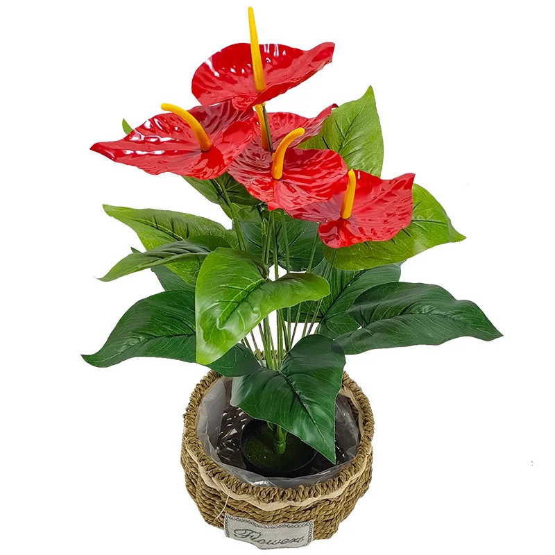 

Искусственный красный цветок JESOKIN BONSAI