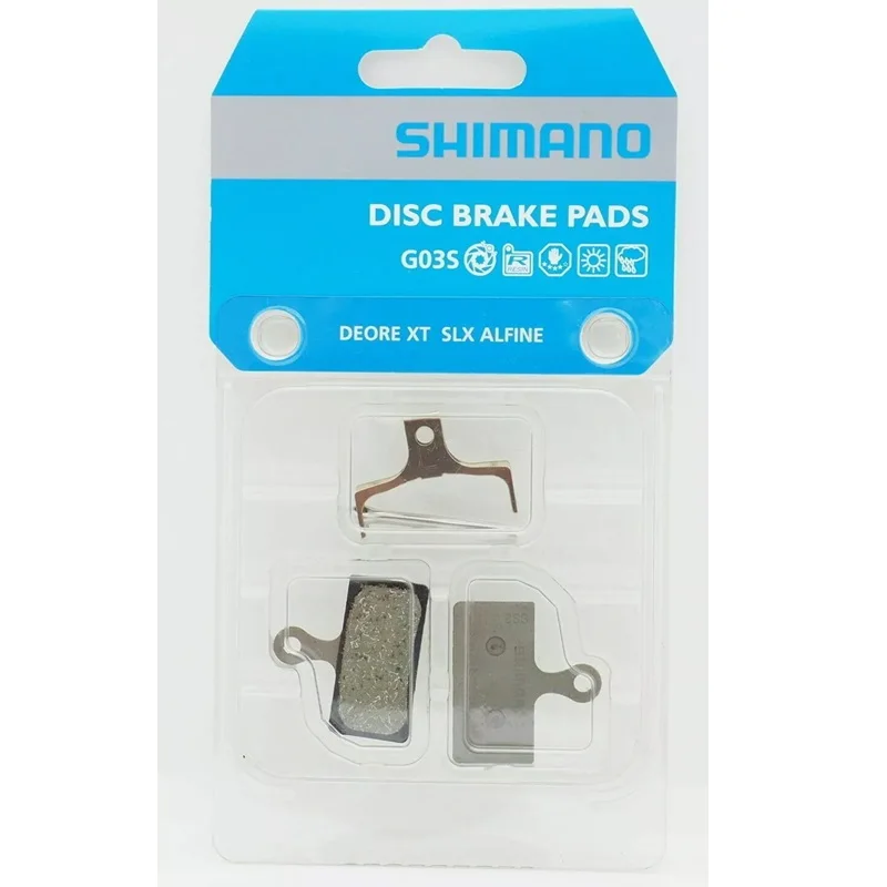 Колодка дискового тормоза Shimano G03S из смолы — для DEORE XT SLX ALFINE (art.: 3920cdb770ecf) - 3920cdb770ecf