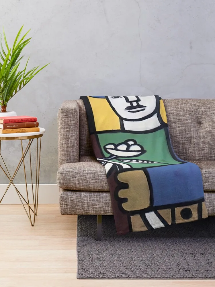 Фото Fernand léger artwork 1881 1963, картины Fernand léger, художественный стиль, пледы, теплое тонкое кровать, модные одеяла №2