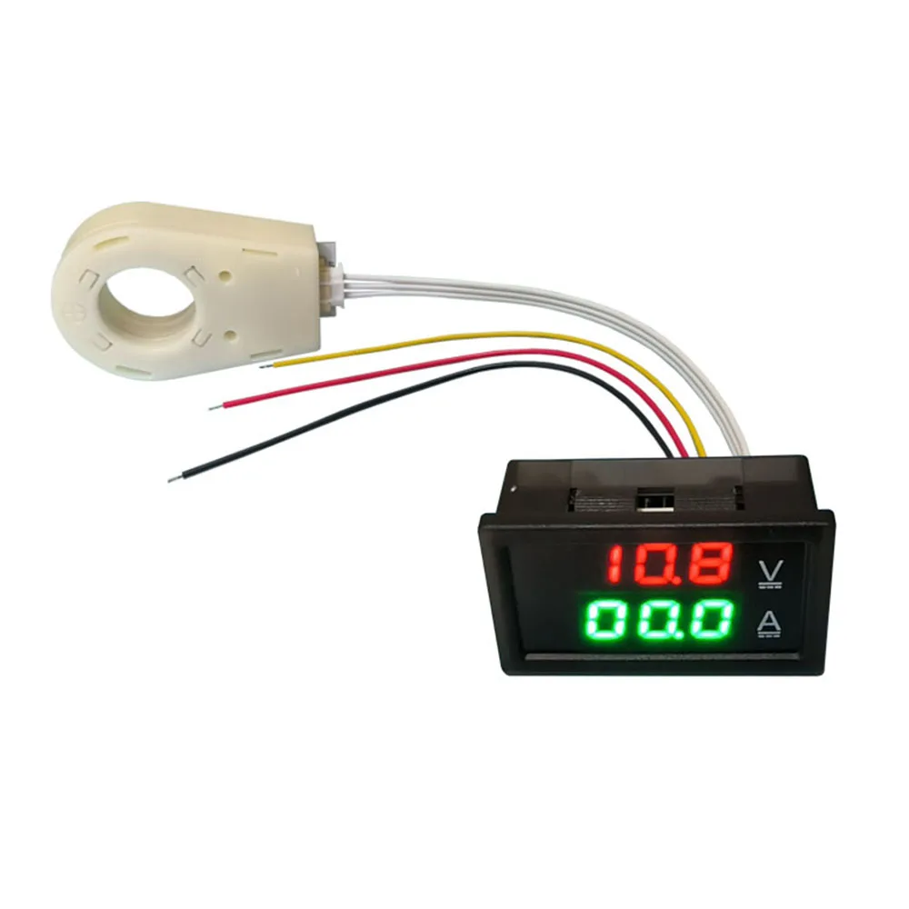 

Hall Ammeter Voltmeter DC 0-300V ± 50A 100A 200A 400A Battery Monitor LED Digital Current Voltage Meter