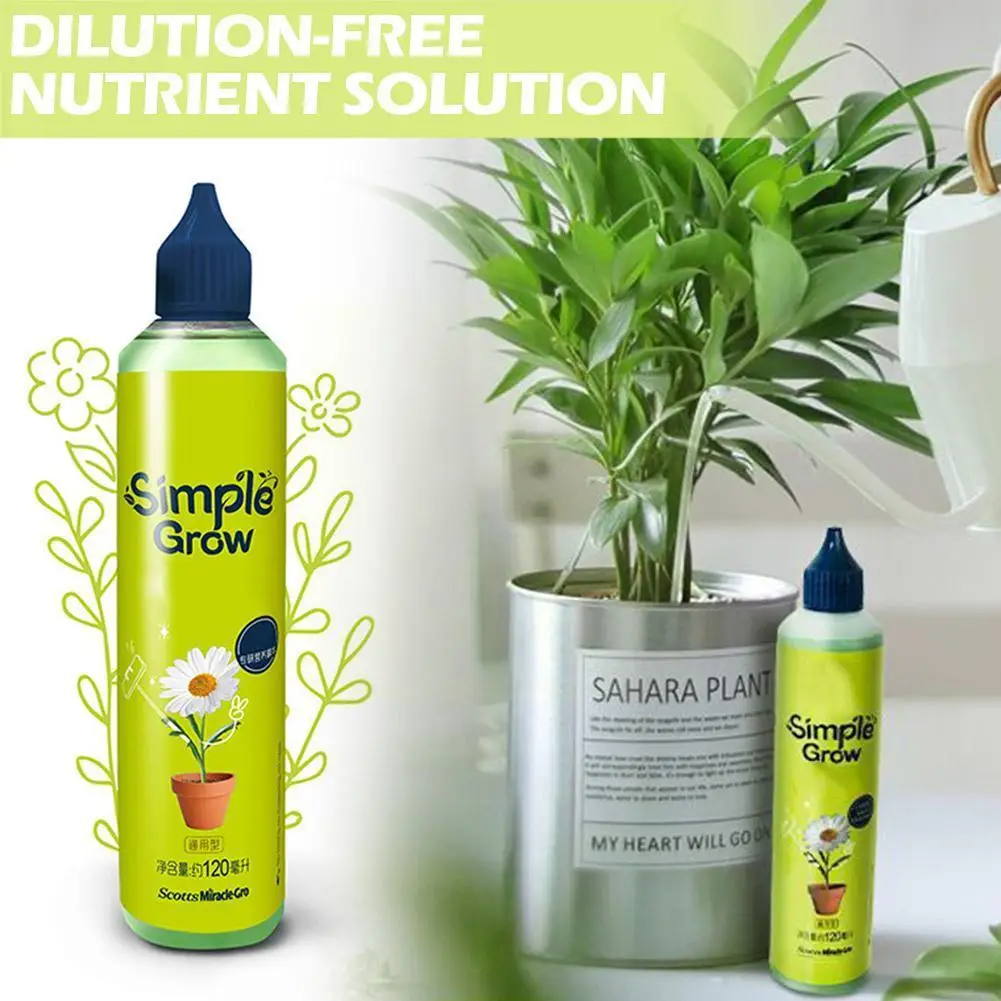 

120ml No-dilution Liquid Nutrient Solution For Outdoor Indoor Plants Concentrated Flower Fertilizer Promote Plant Good Flow A6B5
