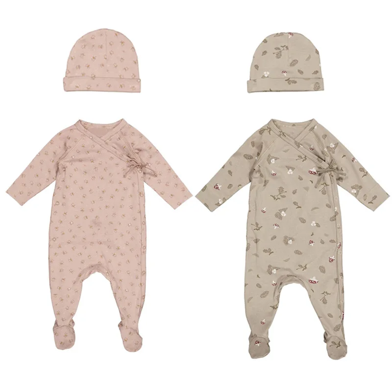 

Новинка весна-осень 2022 цельная одежда для мужчин и женщин хлопковая одежда для новорожденных с принтом для новорожденных