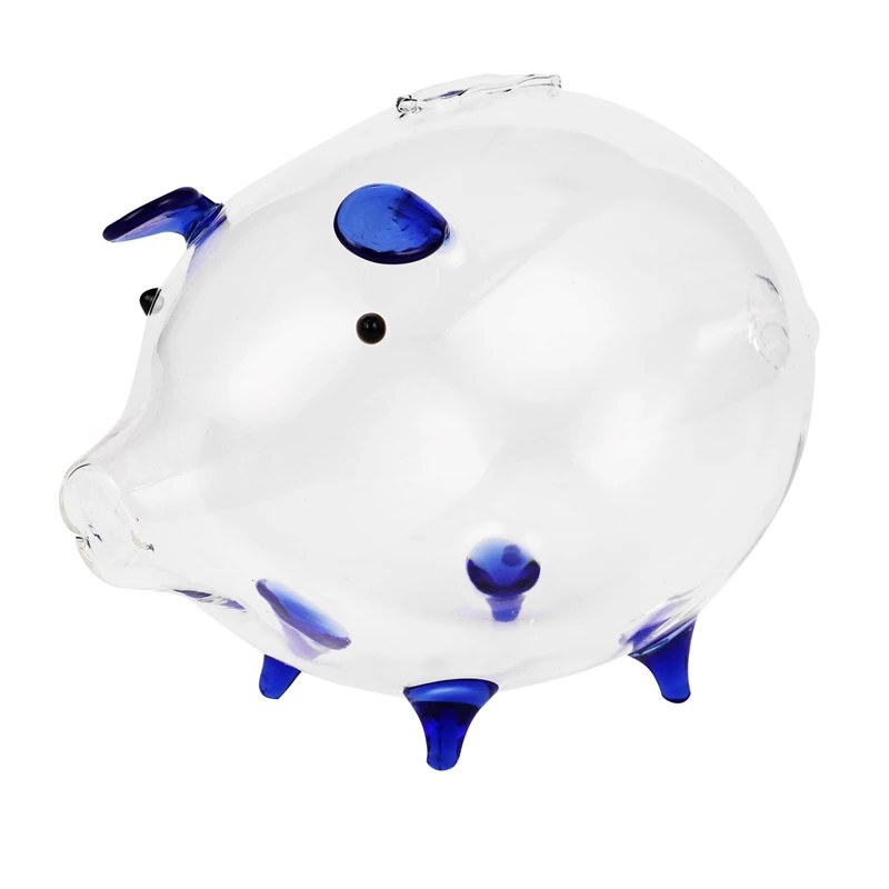 

Pig Piggy Bank Money Boxes Coin Saving Box Cute Transparent Glass Souvenir Birthday Gift For Children Kids