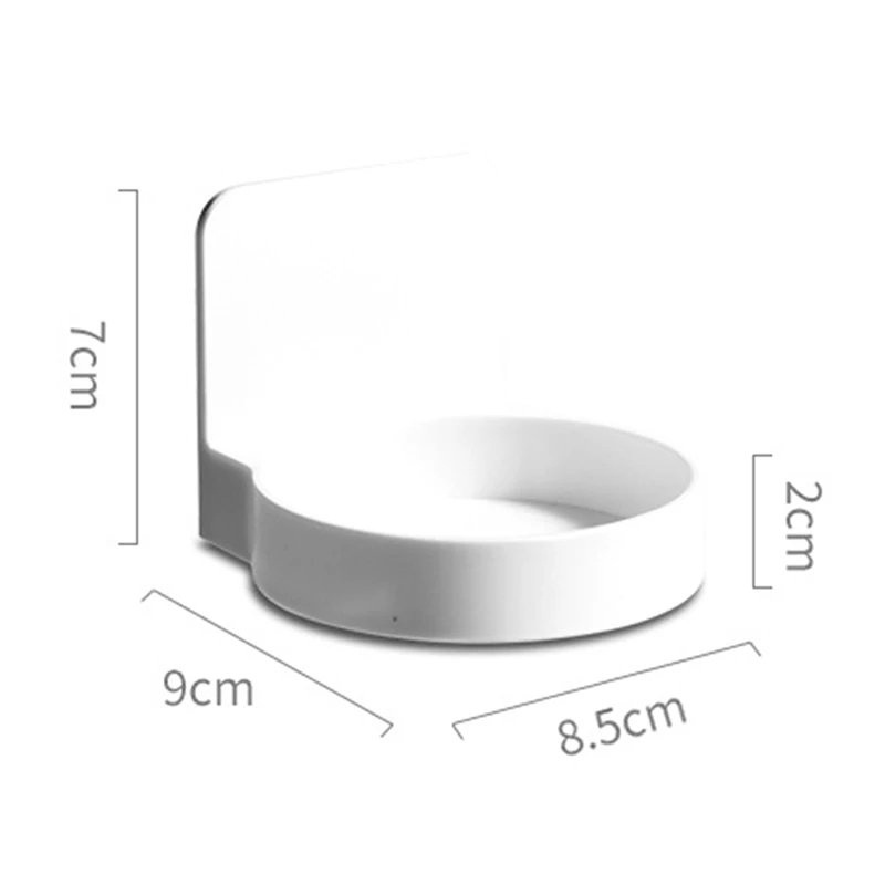 

Самоклеящийся держатель для бутылок, белый, пластик, 7х9 см