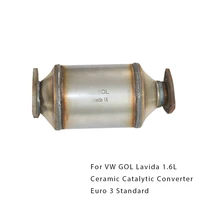 1pcs for vw lavida 1 6l car exhaust catalytic converter euro 3 standard ceramic catalyst free ship