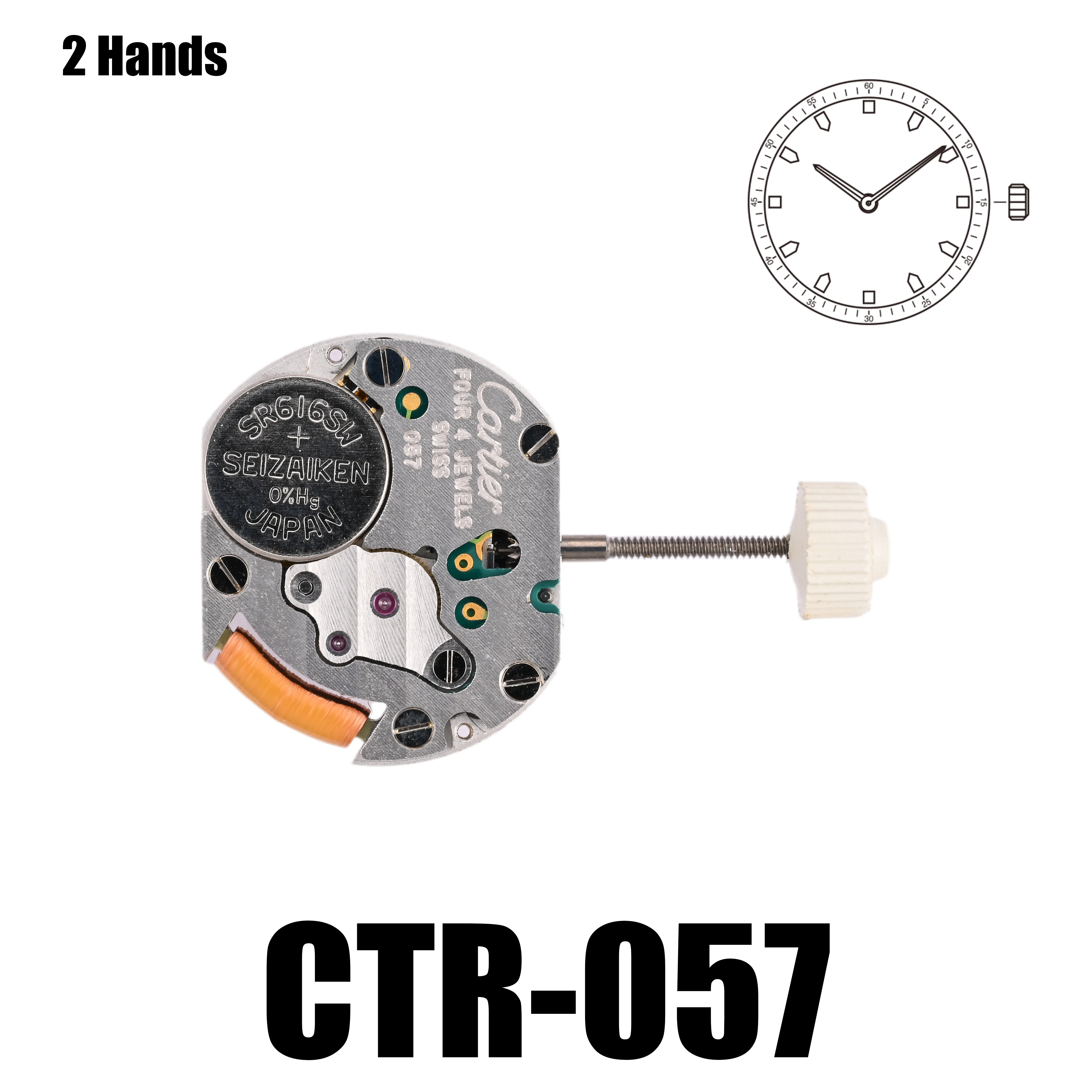 Механизм 057 Ctr механизм новый оригинальный совершенно с двумя стрелками