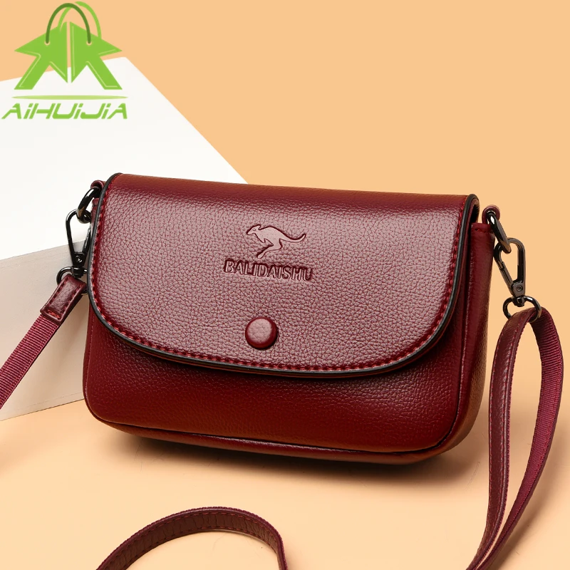 

Simple Solid Color Shoulder Bag for Women High Quality Pu Leather Crossbody Bags 2022 New Designer Small Handbags Sac A Main