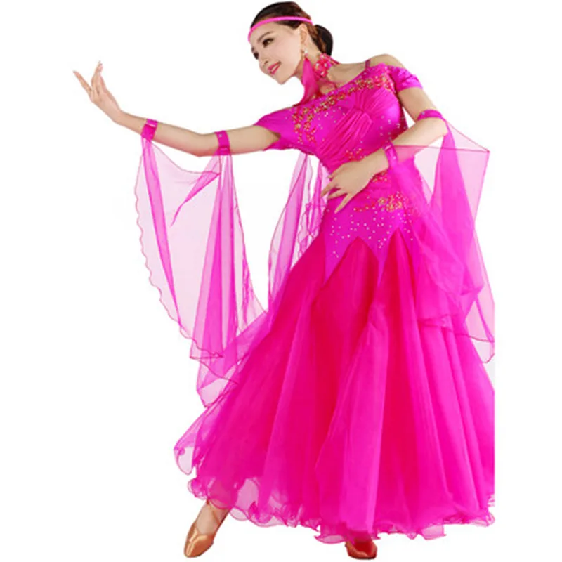 

Платья для бальных танцев, стандартные юбки для бальных танцев, 10 цветов, сексуальный сценический костюм для выступлений, женская одежда дл...