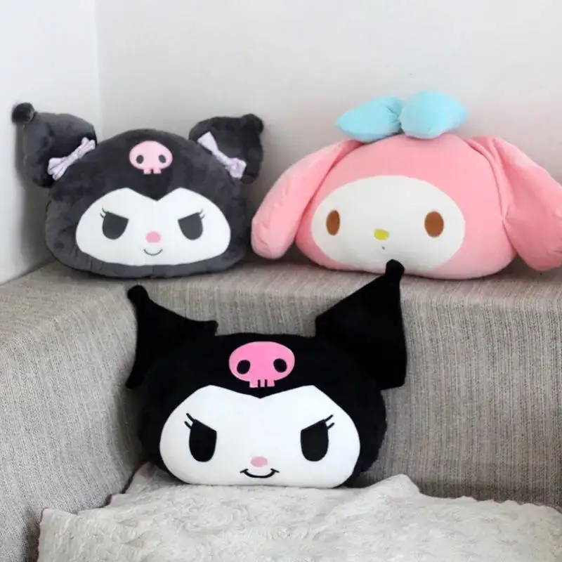 

Kawaii Sanrioed Anime Cartoon series HelloKitty mymelody Kuromi Cute Fashion Soft plush Cushion Peripheral toys Birthday gift