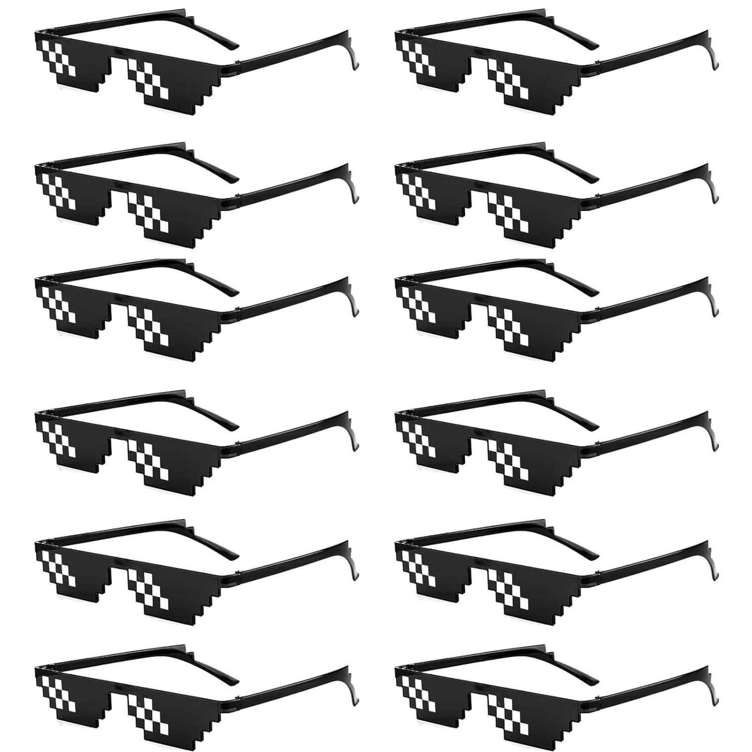 Пиксельные очки Thug Life XMSJ пиксельные раскраски транспорт