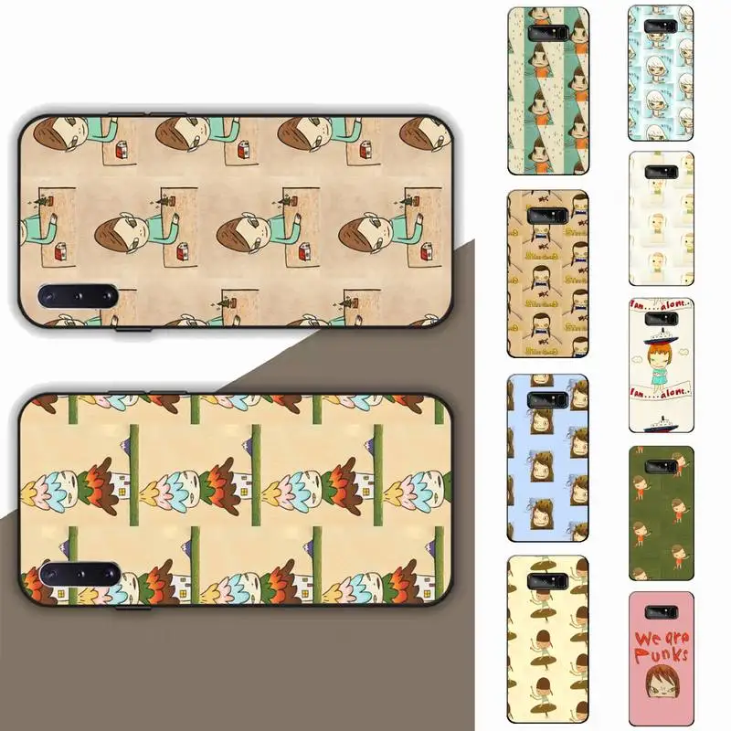 

Art cartoon Yoshitomo Nara Phone Case for Samsung Note 5 7 8 9 10 20 pro plus lite ultra A21 12 72