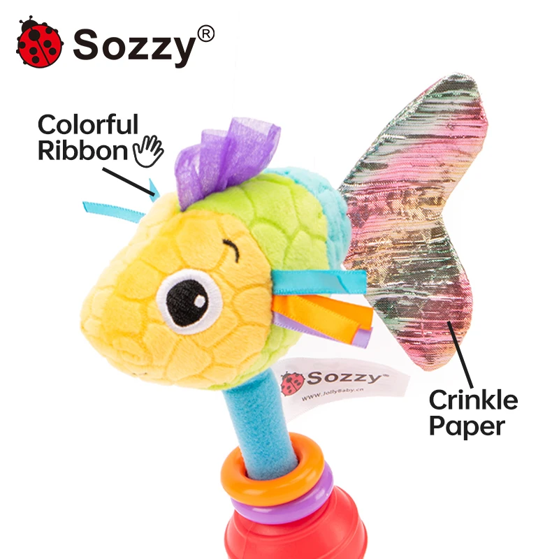 Мягкая игрушка-погремушка для детей 0-12 месяцев |