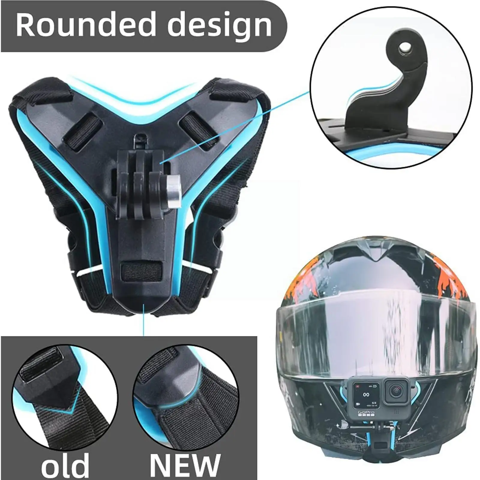 

Helmet Camera Mount Motorcycle Helmet Chin Stand Mount Holder For All Kinds Of Action Cameras Motorcycle Camera Accessories Y8v1