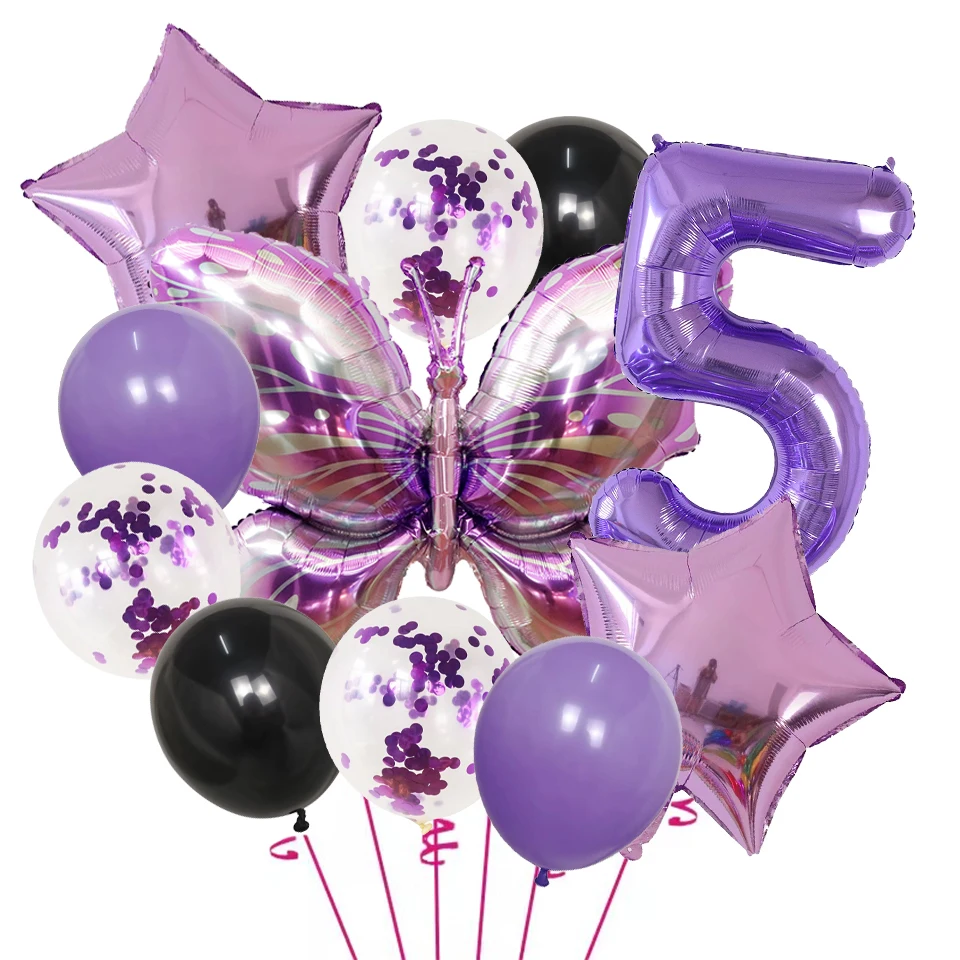 

Фиолетовые воздушные шары-бабочки Disney