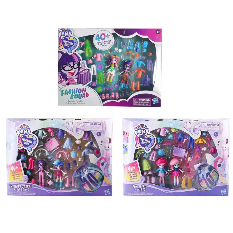 

Hasbro My Little Pony Dolls Equestria Girls Figure Twilight Sparkle Princess Cadence Fashion Friends Dress Up Play House Toy