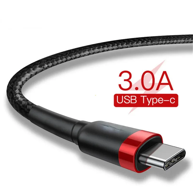 

USB Type C S10 S9 Quick Charge 3.0 USB C Fast Charging P30 USB-C Charger Wire