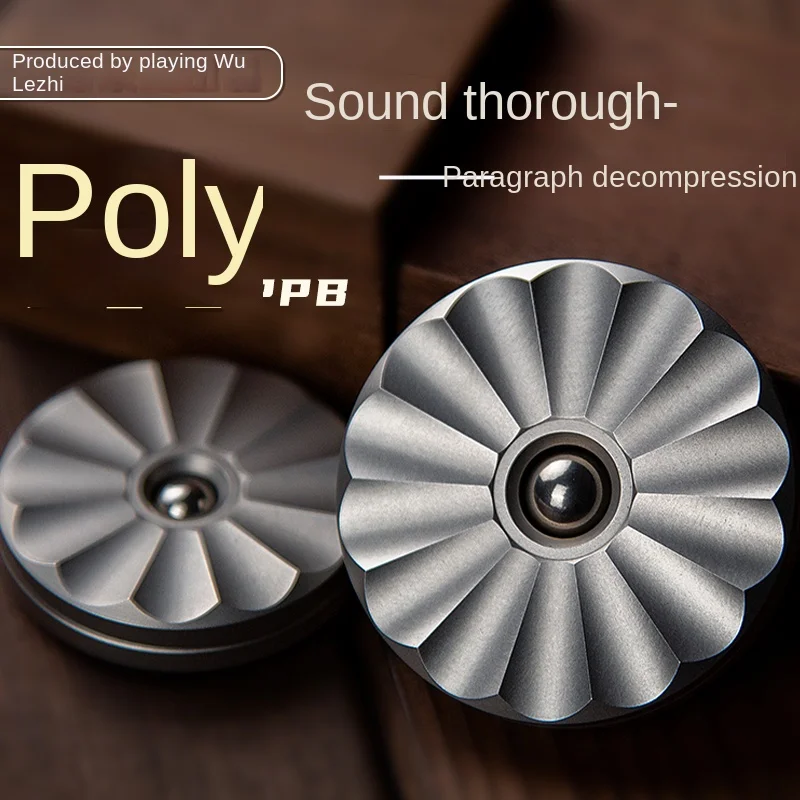 Enlarge Polyplus pappa coin interdigital decompression edc metal fingertip gyroscope