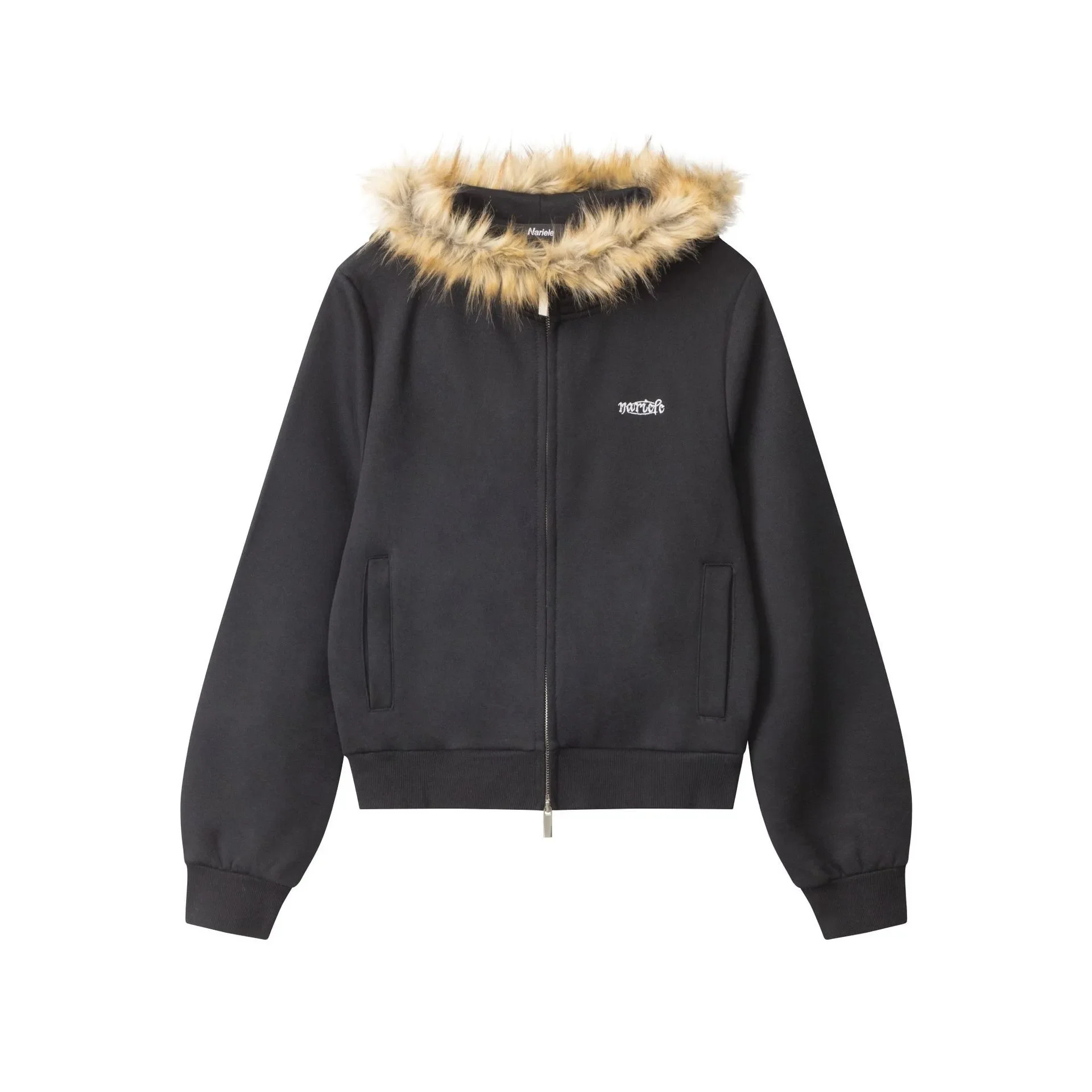 Вязаная уличная одежда на осень и зиму 2024 модные женские толстовки с капюшоном