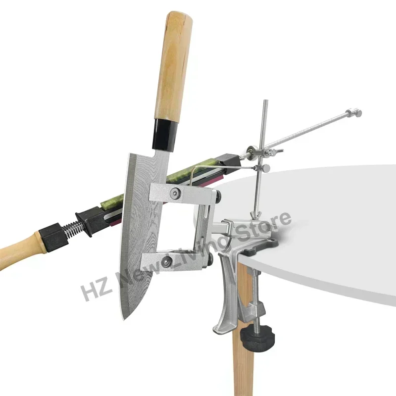 XK 2024 Fixed Knife Sharpener Kitchen Sharpening Stone Sharpeners Angle Professional Grinding System Diamond Whetstone Woodwork