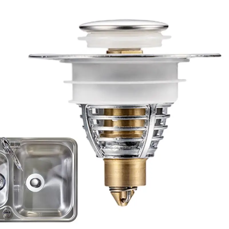 

Фильтр для слива раковины, многофункциональная пробка из нержавеющей стали для ванной комнаты