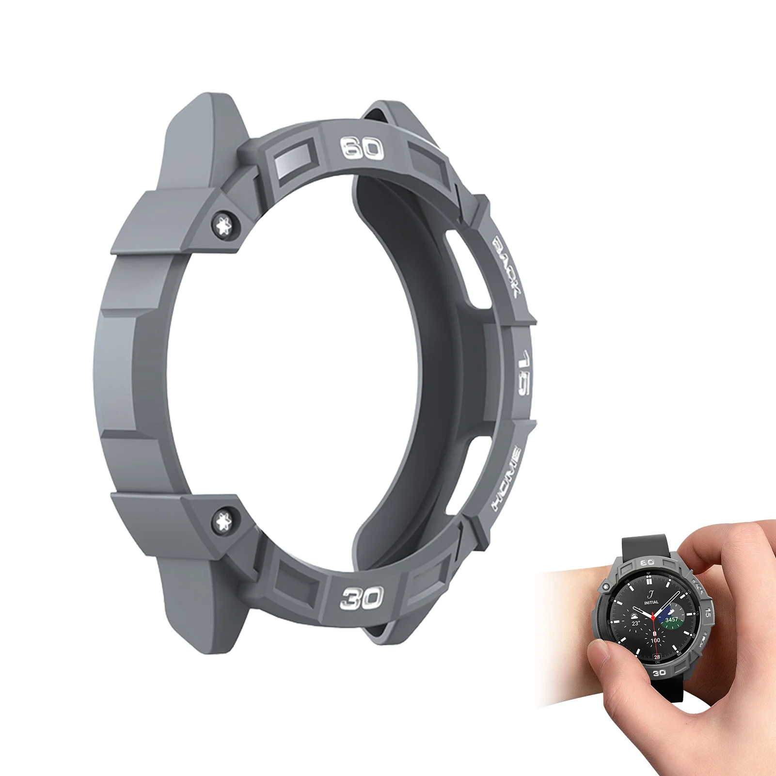 

Чехол для Galaxy Watch 4, мягкий, устойчивый к царапинам, 46 мм