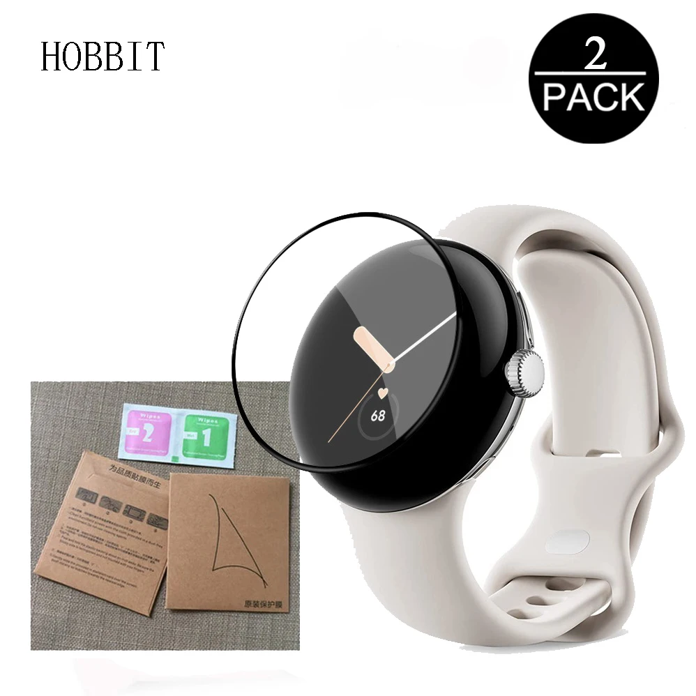 

2 шт., прозрачная защитная пленка 3D для Google Pixel Watch HD